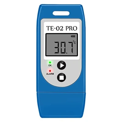 Image de ThermElc Enregistreur de Température USB avec Rapports CSV et PDF, Compare les Données Multi appareils, Certificat d&#039;étalonnage Data Logger Conforme à la norme 21CFR Partie 11