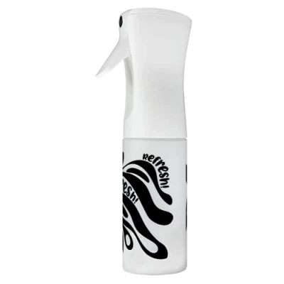 Image de Refresher Divina BLK, vaporisateur à l&#039;eau continue pour le refresh quotidien des cheveux ondulés, bouclés, super bouclés et afro, 200ml