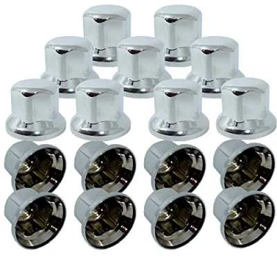 Image de Promo Link Lot de 20 Cache écrous universels en Fourrure Camion 32 mm Chromé