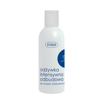 Image de Ziaja Après shampoing régénérant intensif pour cheveux cassés 200 ml Od?ywka Intensywna Odbudowa do w?osów zniszczonych