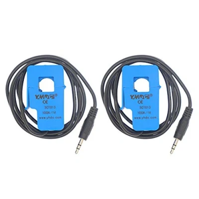 Image de HUABAN 2PCS SCT013 000V 100A 1V Capteur de transformateur courant à noyau divisé non invasif