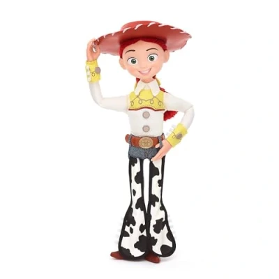 Image de Disney Store Official Figurine Interactive Jessie, Toy Story des Studios Pixar, 36 cm/14&quot;, Cowgirl avec mécanisme à Tirette, Plus de 15 répliques en Anglais, partir 3 Ans