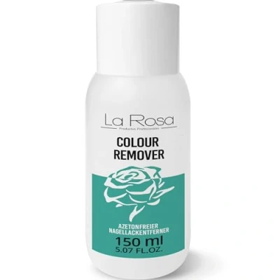 Image de LaRosa Dissolvant SANS ACÉTONE 150 ml au COMPLEXE DE VITAMINES idéal pour enlever le vernis à ongles traditionnel des naturels, en gel et acrylique