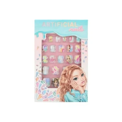 Image de Depesche 12686 TOPModel Beauty and Autocollants dans de Nombreux Designs et Motifs, 24 Ongles artificiels Pointus différentes Tailles, Cœur, Multicolore, 1 stück (1er Pack)
