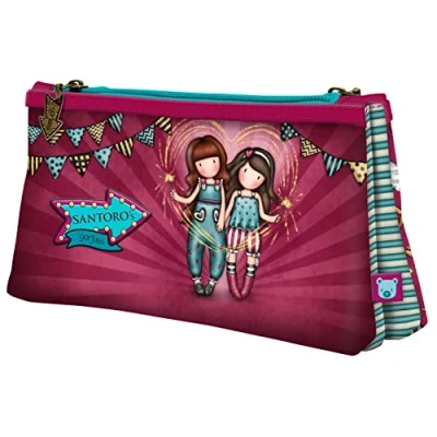 Image de Safta, Trousse double Gorjuss Fairground « Fireworks » 115 x 215 50 cm Mixte enfant, multicolore, Taille unique