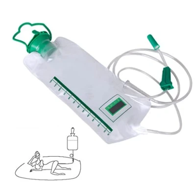 Image de Lrrigateur de voyage, Tasse à lavement, Douche intime pour le nettoyage du côlon, Ensemble lavement qualité supérieure, Dispositif
