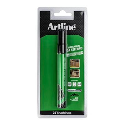 Image de Osama Artline Special Purpose Marqueur indélébile pointe fine noir extérieur et usage industriel Marqueurs à conique 1,5 mm indélébiles séchage rapide, résistants aux