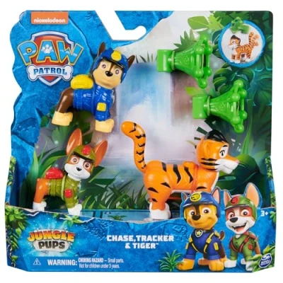 Image de Pack de 3 figurines jungle pups la pat&#039; patrouille (assort)