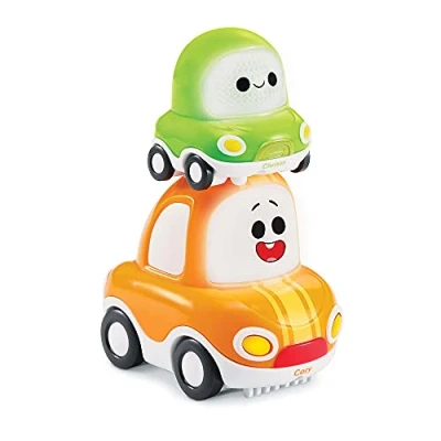 Image de VTech Tut Cory Bolides Duo + Chrissy, Jouet Voiture Interactif 1/5 Ans Version FR