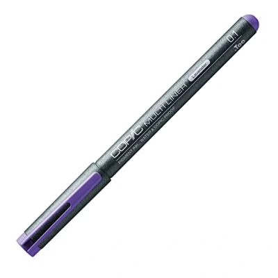 Image de Copic Multiliner 0,1 mm, Lavender, Feutre fin à pointe fine et encre pigments résistante l&#039;eau