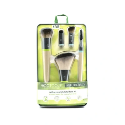 Image de Ecotools Daily Essentials Total FACE KIT Set de brosses à maquillage, Femme, Taille: One Size,
