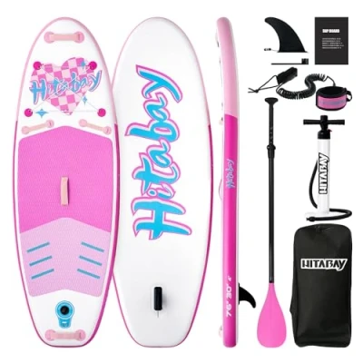 Image de Planche de Surf Gonflable Accessoire Complet Stand Up Paddle Board pour Enfant Jeunesse