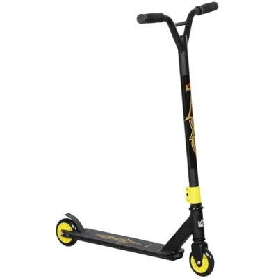Image de HOMCOM Stunt Scooter, Funscooter, Stuntscooter avec roulements à billes ABEC 9, Kickscooter roues en similicuir de 100 mm, trottinette pédales, ville, Trick Roller pour enfants