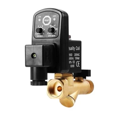 Image de vanne de vidange, vidange électronique automatique G1/2 DN15 pour la gestion des condensats compresseur d&#039;air(230V)