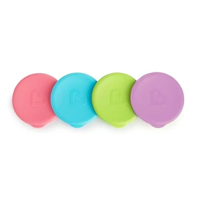 Image de Munchkin Tasse Miracle 360ᵒ Couvercles multicolores , lot de 4