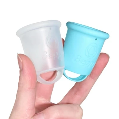 Image de Beppy Cup Coupe Menstuelle Menstruelle 2 coupes menstruelles (Ocean (Bleu/Transparent))