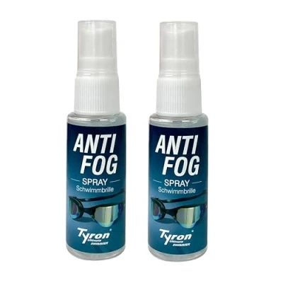 Image de Tyron Lot de 2 sprays anti buée Convient pour les lunettes natation et plongée Agit rapidement efficacement Contenance 30 ml