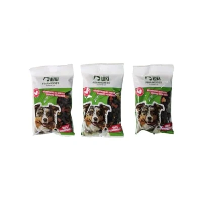 Image de MON AMI LUKI Lot DE 3 FRIANDISES RECOMPENSES 200GR Chiens pour Chien 100% FRIANDISE sans AROMES ARTIFICIELS
