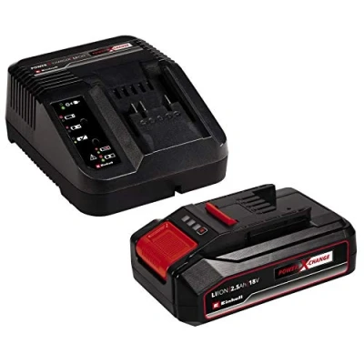 Image de Einhell Starter Kit 2,5 Ah Power X Change (Lithium Ion, 18V, 1 chargeur + batterie Ah, pour tous les appareils Change)
