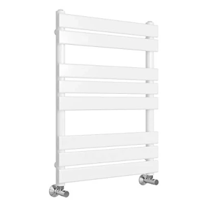 Image de WarmeHaus Sèche Serviettes Eau Chaude Design Juva 429 W 800 x 600 mm Blanc Moderne