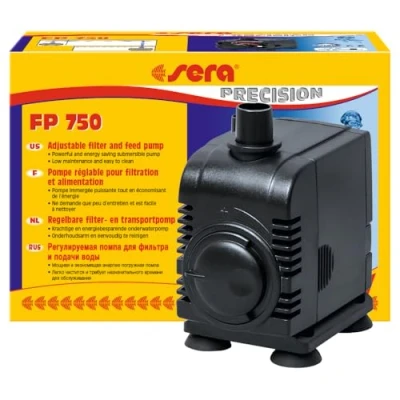 Image de Sera FP Pompe réglable pour Aquariums d&#039;eau Douce et de mer Différents débits 120 l/h à 2000 Circulation Filtration d’Eau Submersible