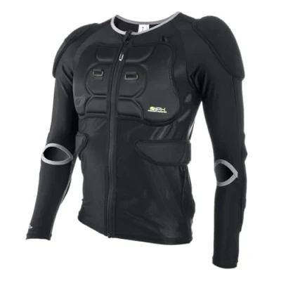 Image de O&#039;NEAL Veste de protection Motocross Enduro Motorcycle 4 Way Stretch Mesh/Lycra, with Polyurethane Foam, Biofoam Padding BP Protector Jacket Adult Black Size M