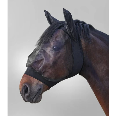 Image de Waldhausen Masque Anti Mouches Skinny Noir Poney