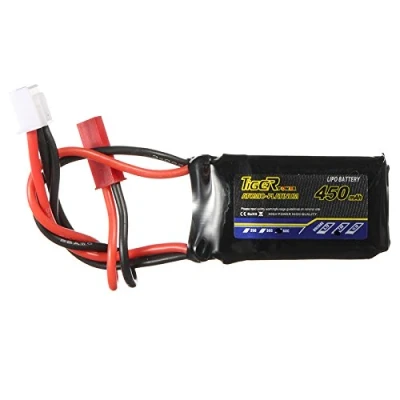 Image de KINGDUO Tiger 7.4V 450Mah 60C 2S Lipo Batterie Jst Plug