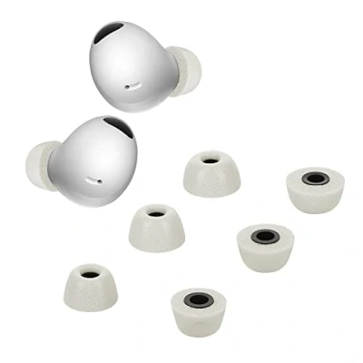 Image de kwmobile 6X Embout Compatible avec Samsung Galaxy Buds 2 Pro Embouts de Rechange en Mousse pour Écouteurs 3 Tailles S M L Gris