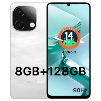 Image de UMIDIGI G9T Téléphone Portable,Smartphone Android 14,8Go+128Go/TF 1To,Smartphone 6,75 Pouces 90Hz,8MP+5MP,Batterie 5000mAh,4G Dual Sim Smartphone,Fingerprint/Face ID,2.4G/5G WiFi GPS/OTG 2024