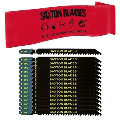 Image de Saxton JST111C Lames de scie sauteuse T111C pour couper le bois (lot 15)