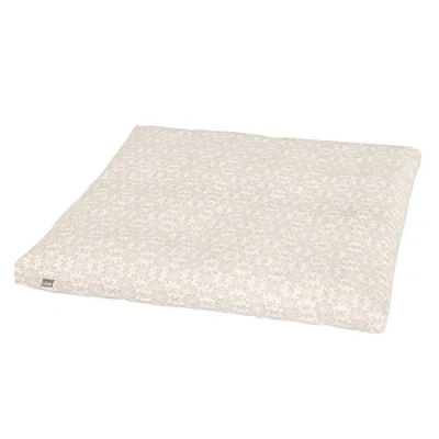 Image de Bodhi Tapis de méditation ZABUTON Collection Maharaja yoga à motifs avec housse lavable en 100 % coton Dimensions 80 x 6 cm (Ecru/Madurai)