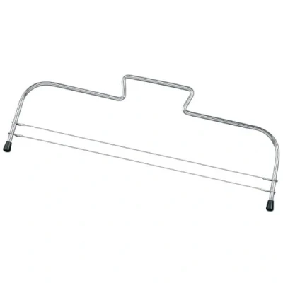 Image de Westmark coupe Gâteau à Fil avec 2 fils de dentelés, en Acier inoxydable, Longueur : 32 cm, Simplex Duo, Argenté, 7160220