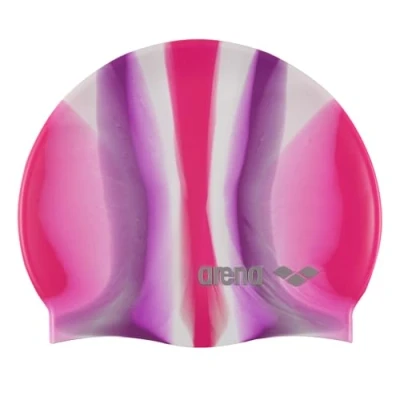 Image de Arena Pop Art Bonnet de Piscine Mixte Adulte, Rose/Fuchsia, Taille Unique