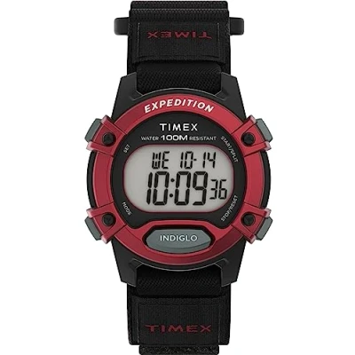 Image de Timex Femmes Numérique Quartz Montre avec Bracelet en Tissu TW4B290009J