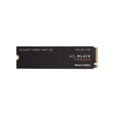 Image de WD_BLACK SN850X SSD 4 To, disque interne, Lecture jusqu&#039;à 7300 Mo/s, écriture 6,600 MB/s, Gaming SSD, Haute performance de jeu, PCIe Gen 4.0 NVMe, Noir