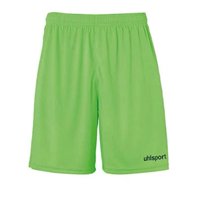 Image de uhlsport Center Basic Short pour Enfant Unisexe XS Vert Fluo/Noir