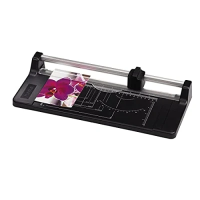 Image de Hama Coupeuse à molette &quot;Easy Cut R 320&quot; (Massicot, 5 mm, 32 cm, 0,5 mm) Noir/Argent