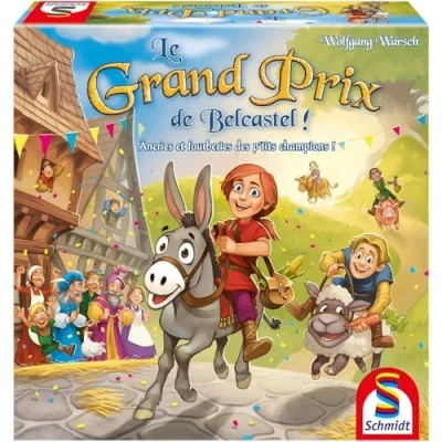 Image de Schmidt Spiele 88408 Le Grand Prix de Belcastel, Un Jeu d&#039;enfant, Version française