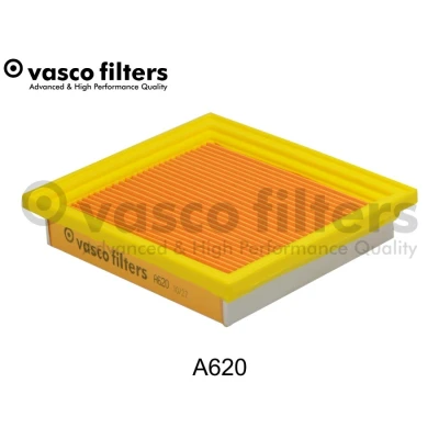 Image de DAVID VASCO A620 Filtre à air 34 158 171 rectangulaire Cartouche filtrante avec renforcement des bords, grille intégrée NISSAN: Note I, MICRA 3