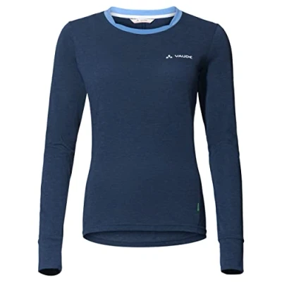 Image de Vaude Sveit II Tshirt à manches longues, Femme, Taille: 36, Dark sea