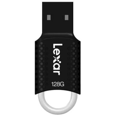 Image de Clé USB 128Go Jumpdrive V40 Lexar 2.0 Noire