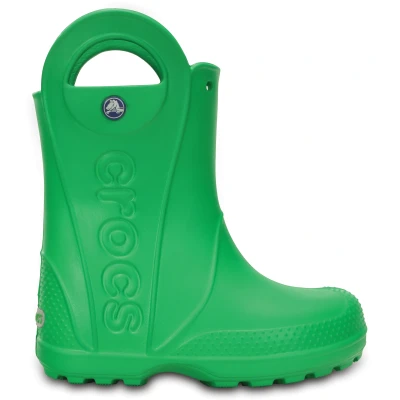 Image de Crocs Handle IT RAIN BOOT KIDS Bottes en caoutchouc pour enfants, Taille: 28/29, Grass green Matière synthétique