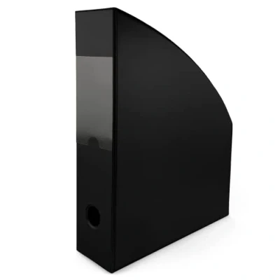 Image de Netuno 1 Porte documents pliable en carton Format A4 Noir Largeur du dos : 7 cm revues