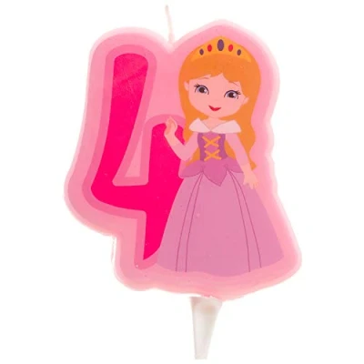 Image de Dekora 345264 Bougie Princesse d&#039;Anniversaire 2D du pour Gâteaux des Enfants Numero 4