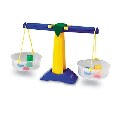 Image de Learning Resources Balance à plateaux Jr, 34,8 x 12,7 11