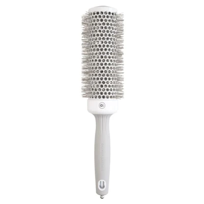 Image de Olivia Garden Brosse Wavy Bristles White &amp; Grey Brush Ø45mm