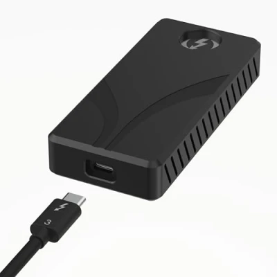 Image de SABRENT Rocket XTRM Plus 2 to Thunderbolt 3 Portable SSD Stockage Externe Haute Vitesse, Aluminium Robuste, Compatible USB C, 2700MB/s, Alimentation par Bus, Branchez et Utilisez (SB XTMP 2TB).
