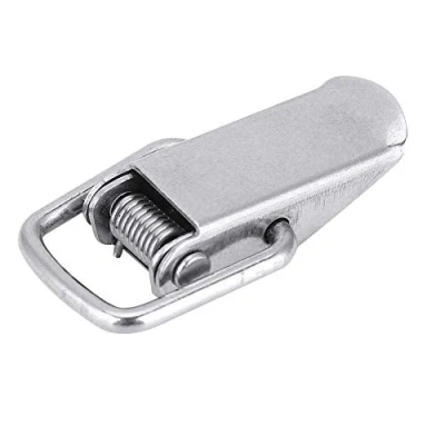 Image de 10 PCS Fermeture à Levier, Ressort À Bascule Loquet Catch Pince Clips Hasp Lock Fastener Cuisine Meubles Hardware Pièces(Acier inoxydable 201)