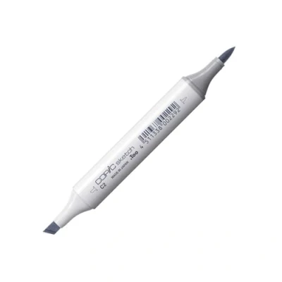 Image de COPIC Sketch C 2, Cool Gray No. Twin Marker avec Une Pointe Moyenne et Pinceau